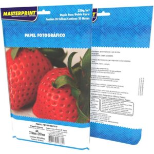 Papel Fotografico Inkjet A4 Glossy Dupla Face 220G - Imagem 1