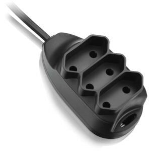 Extensao Eletrica Bipolar 3ENTRADAS 5MTS. Preta - Imagem 1