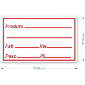 Etiqueta Adesiva Validade/Fabricacao C/100 Etiq - Imagem 1
