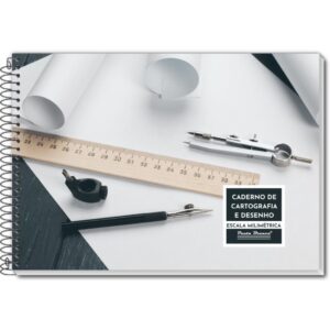 Caderno Desenho Milimetrado 60FLS. Univ Esp Capa Dura - Imagem 1