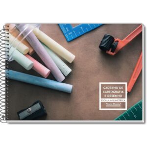 Caderno Desenho Milimetrado 60FLS. Univ Esp Capa Dura - Imagem 2