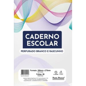 Bloco para Fichario Universit. 96FLS. Branco - Imagem 1