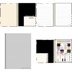 Caderno 01X1 Cp.dura Colegial West Village 80FLS. - Imagem 2