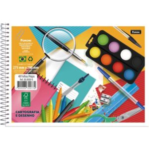 Caderno Desenho Universitario 96FLS. S/Seda - Imagem 4