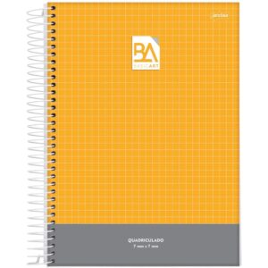 Caderno Quadriculado Univers. 7X7MM 96FLS. Esp.cd Basic Art - Imagem 1