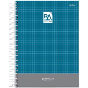Caderno Quadriculado Univers. 7X7MM 96FLS. Esp.cd Basic Art - Imagem 2