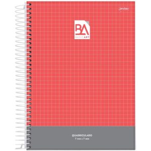 Caderno Quadriculado Univers. 7X7MM 96FLS. Esp.cd Basic Art - Imagem 3