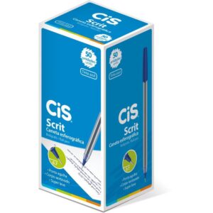 Caneta Esferografica Cis Scrit 0,7MM Azul - Imagem 1