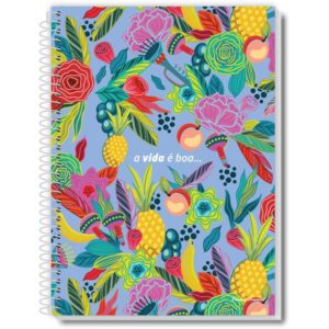 Caderno Espiral 1/4 Capa Dura Uau Feminino 48FLS. - Imagem 7