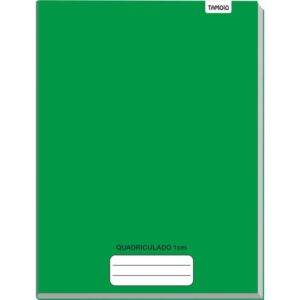 Caderno Quadriculado Univers. 1X1CM 48F Brochurao C.d Verde - Imagem 1