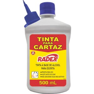 Tinta Marcador Permanente Tinta Refil Cartaz 500ML. Azul - Imagem 1