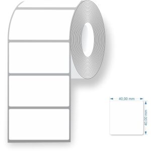 Etiqueta para Balanca Termica Neutra 40X40MM 25M. - Imagem 1