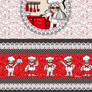 Toalha Termica Chef Vermelho 1,40 X 30M. - Imagem 2