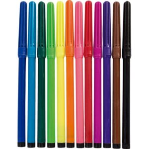 Caneta Hidrografica Leo e Leo 12 Cores Plus - Imagem 2