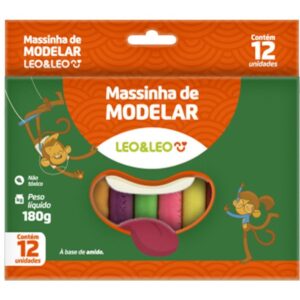Massa para Modelar Leo e Leo 12 Cores - Imagem 1