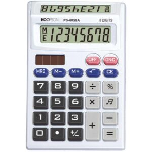 Calculadora de Mesa 8DIGITOS Pilha Visor Duplo Cz - Imagem 1
