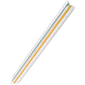 Escalimetro Triangular 30CM. - Imagem 1