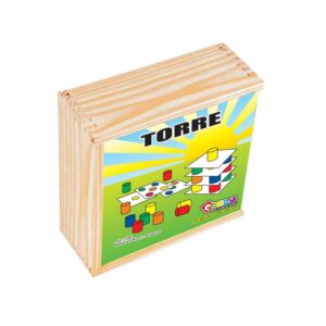 Brinquedo Pedagogico Madeira Torre Inteligente 18PLACAS - Imagem 2