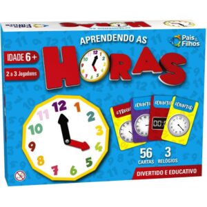 Brinquedo Pedagogico Aprendendo as Horas - Imagem 1