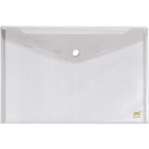Pasta Envelope A4 Cristal C/Botao - Imagem 1
