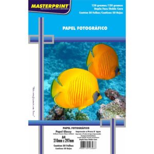 Papel Fotografico Inkjet A4 Glossy Dupla Face 120G. - Imagem 1