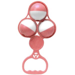 Mordedor e Chocalho Chocalho Bolas Rosa Solapa - Imagem 1