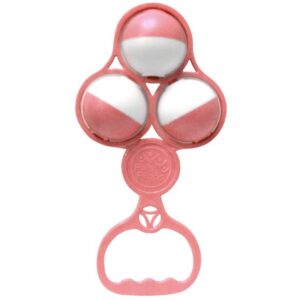 Mordedor e Chocalho Chocalho Bolas Rosa Solapa - Imagem 5