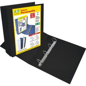 Fichario de PVC Personalite A4 75MM 4 Arg.pret - Imagem 1
