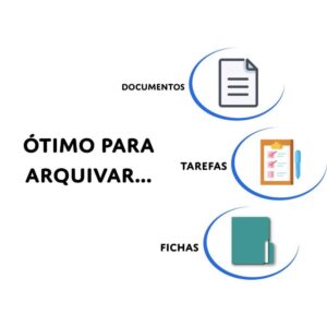 Fichario de PVC Personalite A4 75MM 4 Arg.pret - Imagem 2