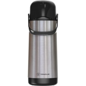 Garrafa Termica Pressao Lumina Inox 1L - Imagem 1