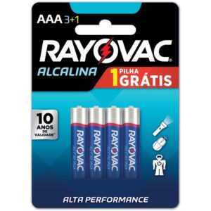 Pilha Alcalina Palito Aaa Leve 4 Pague 3 - Imagem 1
