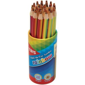 Lapis de Cor Jumbo Tris Rainbow - Imagem 1