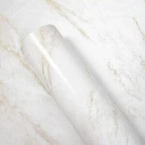 Contact Decorado 45CMX10M Marmore Carrara Brilho - Imagem 1