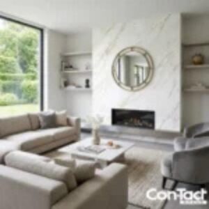 Contact Decorado 45CMX10M Marmore Carrara Brilho - Imagem 2