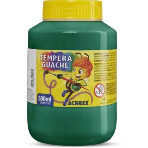 Tinta Guache 500ML Verde Bandeira - Imagem 1