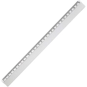 Regua Plastica Cristal 30CM. - Imagem 1