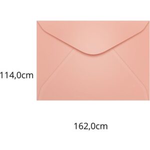 Envelope Colorido Carta 114X162 Rosa Claro Fidji 80G - Imagem 1