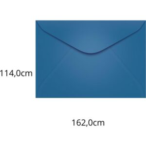 Envelope Colorido Carta 114X162 Az. Royal Grecia 80G - Imagem 1