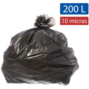 Saco para Lixo 200L Preto 90X115CM 10MICRAS - Imagem 1