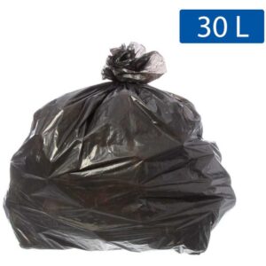 Saco para Lixo 30L Preto 59X62CM 5 Micras - Imagem 1