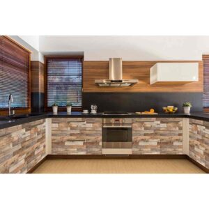 Contact Decorado 45CMX10M Madeira Teca - Imagem 2