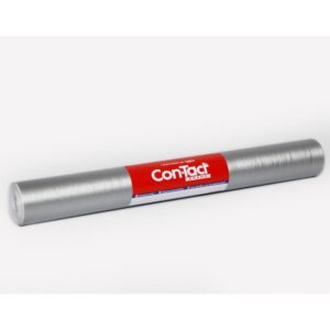 Contact Decorado 45CMX10M Aco Escovado Prata - Imagem 1