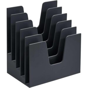 Organizador de Escritorio Classificador de Papeis Preto - Imagem 1