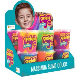 Slime Gelelé Balde Color 457G - Imagem 1