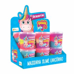 Slime Gelelé Balde Unicornio 457G - Imagem 1