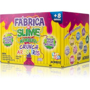 Slime Kimeleka Crunch Arco Iris Fab - Imagem 3