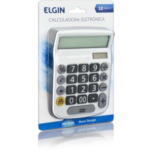 Calculadora de Mesa 12 Dig. Visor LCD Solar/Bat Br - Imagem 2