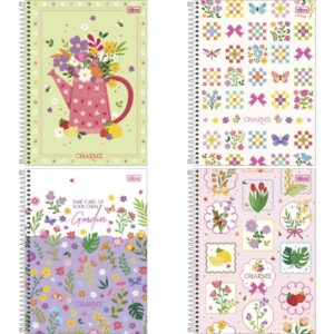 Caderno 10X1 Capa Dura Charme 160FLS. - Imagem 1
