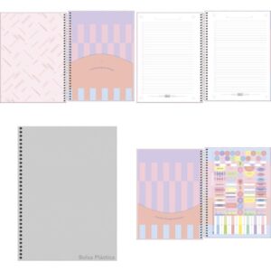 Caderno 01X1 Capa Dura Happy 80FLS. - Imagem 2