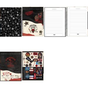Caderno 10X1 Capa Dura Stranger Things 160FLS Connect - Imagem 2
